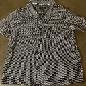 Kenneth Cole Boys 2-Piece Outfit Set (Size 7, Navy/White Pattern)